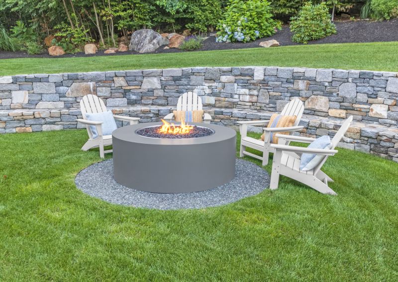 Stone Wall Hardscaping in Boston, MA